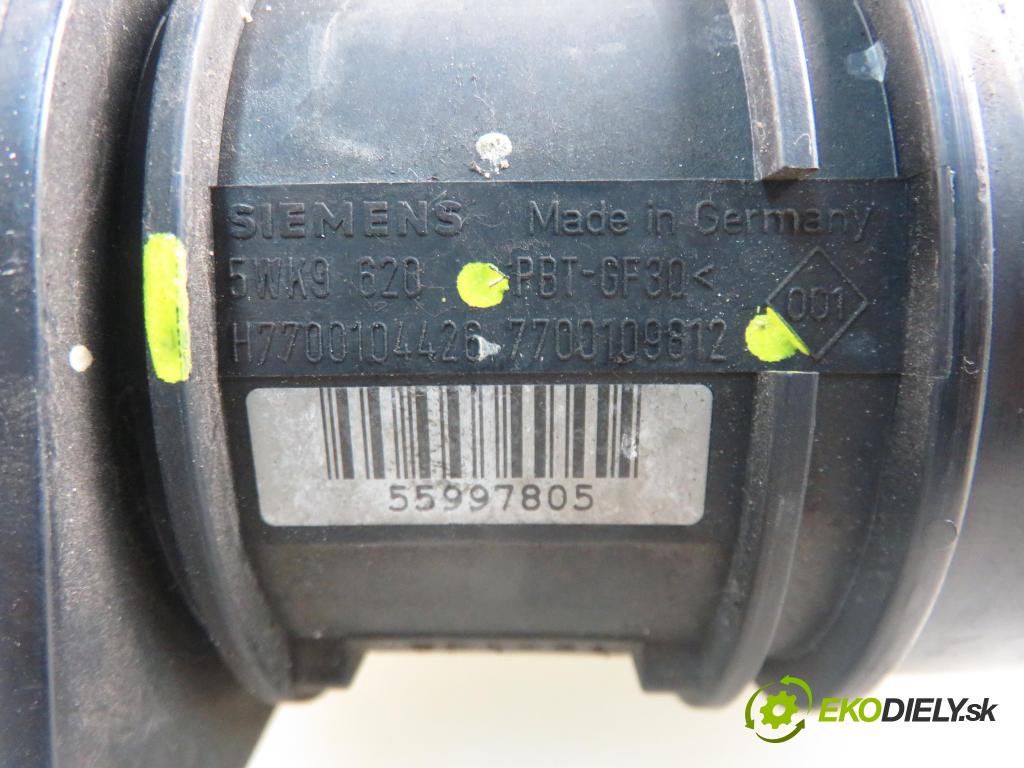 RENAULT SCENIC I (JA0/1_) MINIVAN 2001 75,00 1.9 dCi 102 - F9Q 732 1870,00 váha vzduchu vzduchu 5WK9620 ; 7700104426 ; 7700109812