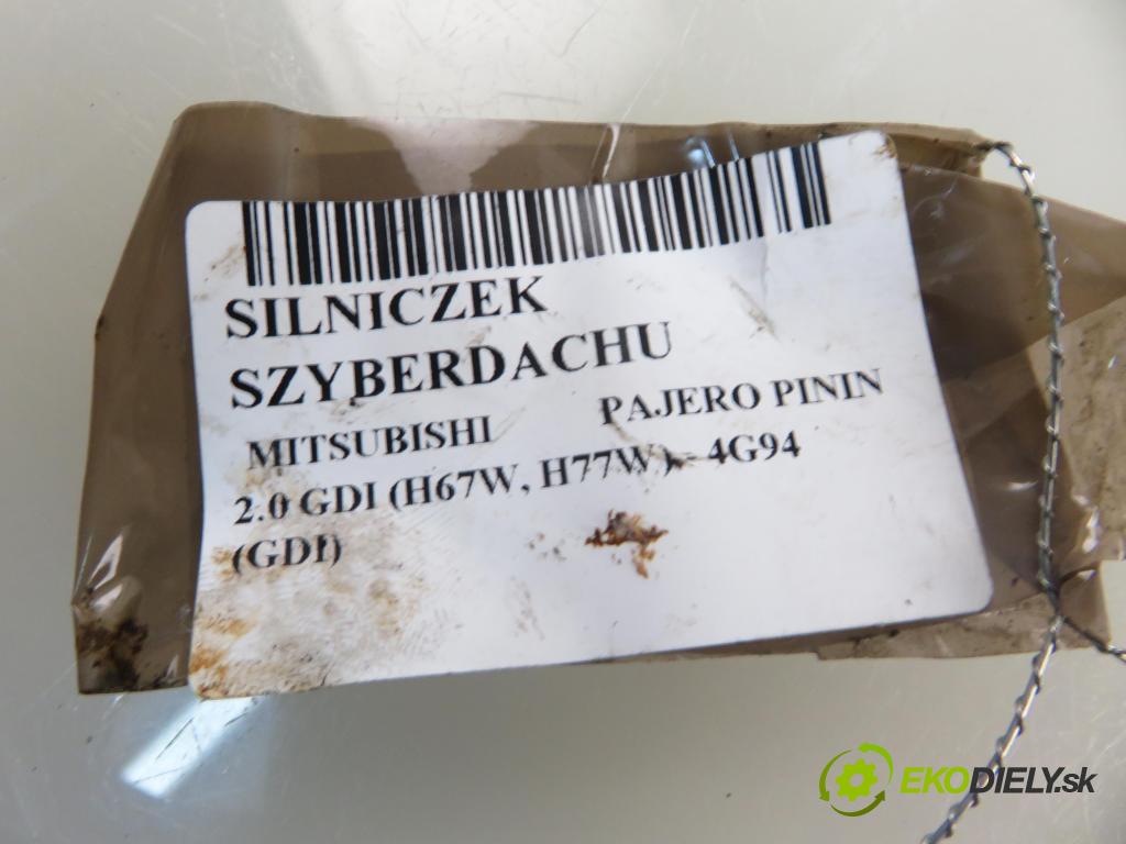 MITSUBISHI PAJERO PININ (H6_W, H7_W) SUV 2004 95,00 2.0 GDI 1999,00 motorek střešního okna 47172310050 ; 1620006840 (Motorek ovládání střešního okna)
