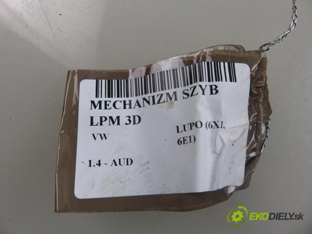 VW LUPO (6X1, 6E1) HB 2002 44,00 1.4 - AUD 1390,00 mechanismus oken LPM 3D 6X0837401C