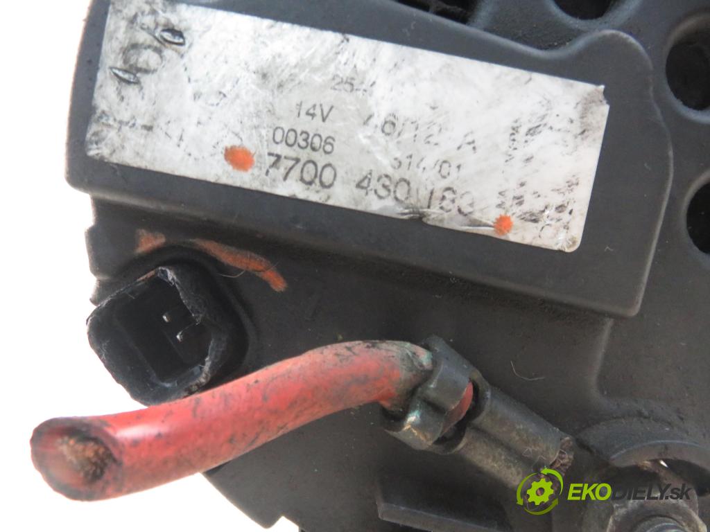 RENAULT SCENIC I (JA0/1_) MINIVAN 2001 59,00 1.9 dTi 80 - F9Q 744 1870,00 Alternátor 7700430183 (Alternátor)