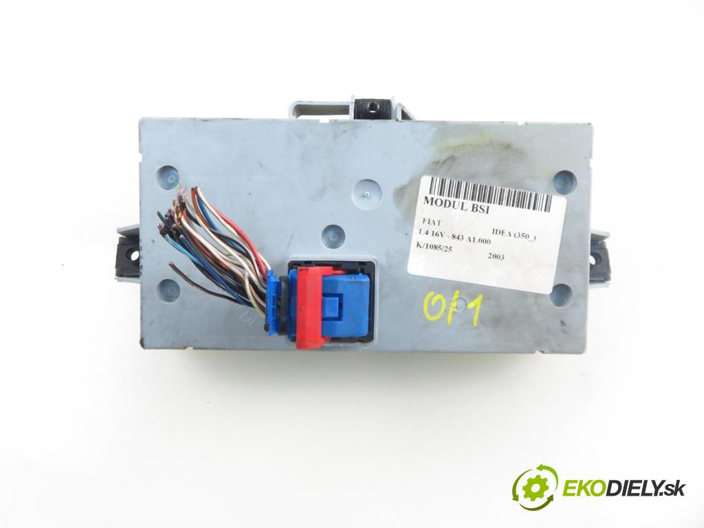 FIAT IDEA (350_) HB 2003 70,00 1.4 16V 95 - 843 A1.000 1368,00 MODUL BSI 51718916