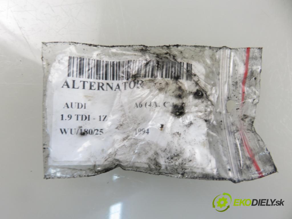 AUDI A6 (4A, C4) KOMBI 1994 66,00 1.9 TDI - 1Z 1896,00 Alternátor 0123510009 ; 028903028A (Alternátor)