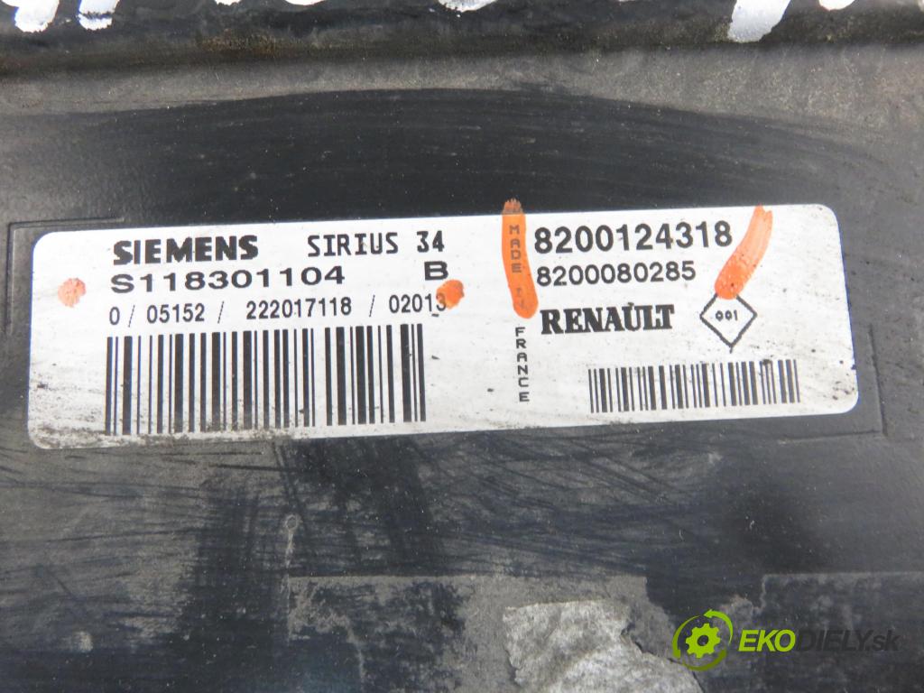 RENAULT SCENIC I (JA0/1_) MINIVAN 2000 79,00 1.6 - K4M 700 1598,00 Riadiaca jednotka Motor 8200124318 ; 8200080285 ; S118301104