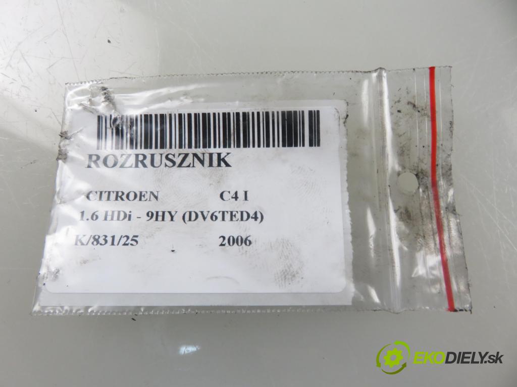 CITROEN C4 I (LC_) HB 2006 80,00 1.6 HDi - 9HY (DV6TED4) 1560,00 Štartér D7G3 ; 9645100680 (Štartér)