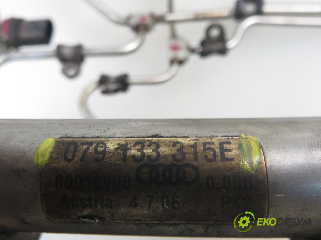 AUDI Q7 (4L) SUV 2007 257,00 4.2 FSI 350 quattro - BAR 4163,00 Lišta vstrekovacia 079133316E ; 079133315E (Vstrekovacia lišta)