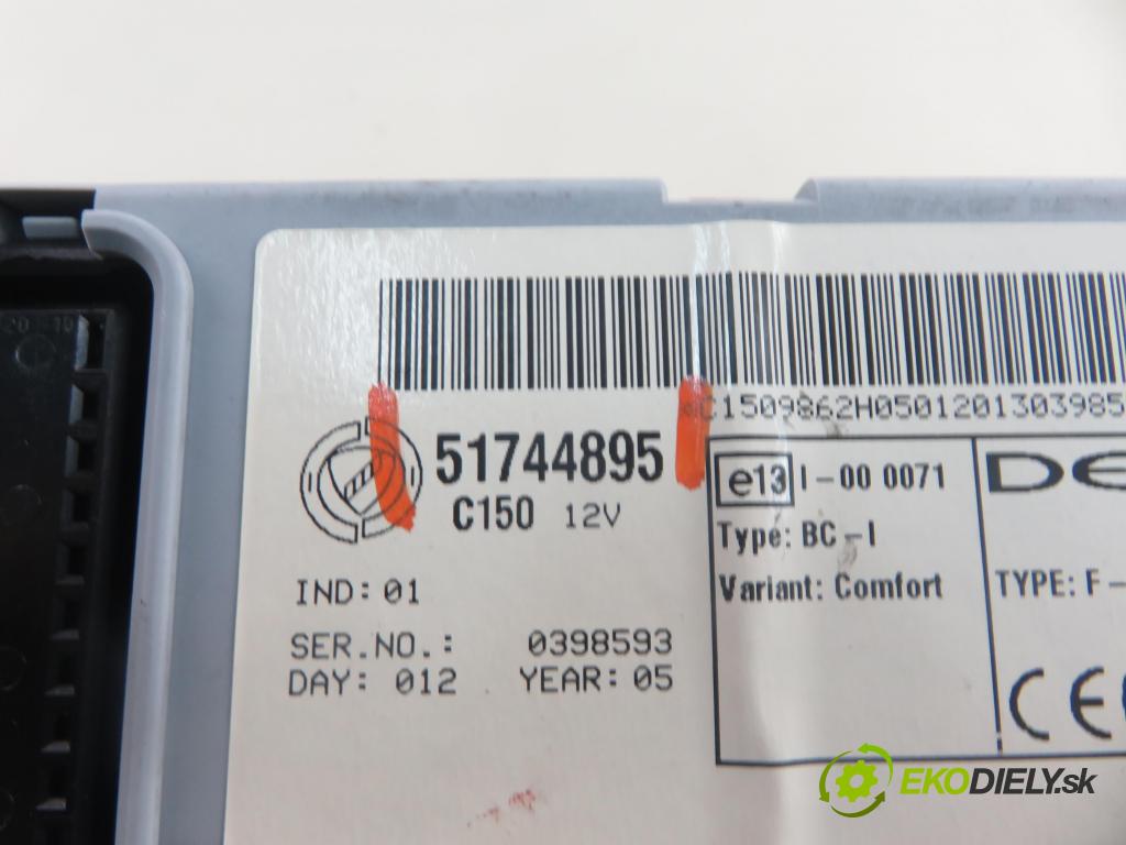 FIAT PUNTO (188_) HB 2005 44,00 1.2 60 - 188 A4.000 1242,00 MODUL BSI 51744895