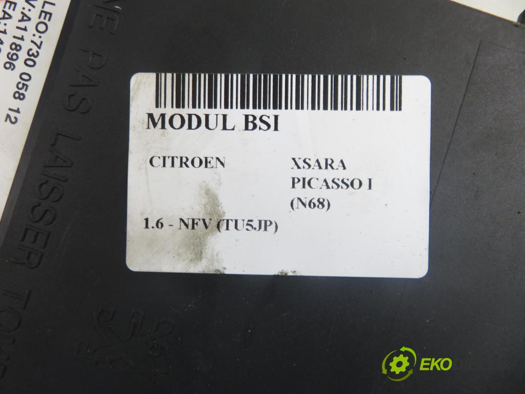 CITROEN XSARA PICASSO (N68) MINIVAN 2001 70,00 1.6 - NFV (TU5JP) 1587,00 MODUL BSI 9642409480