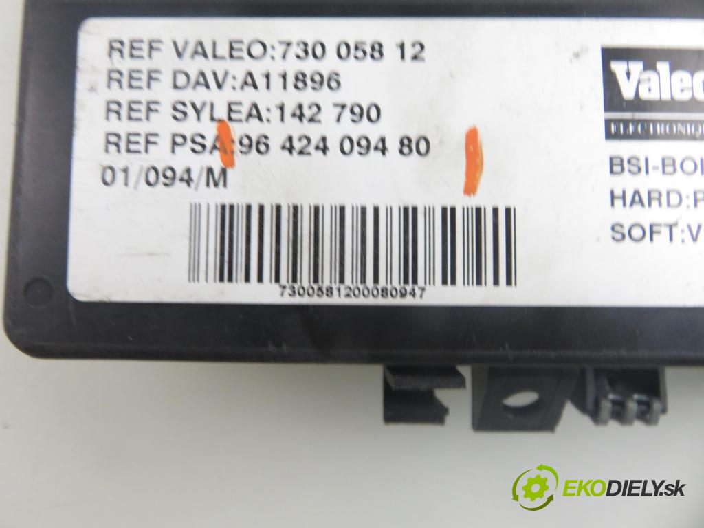 CITROEN XSARA PICASSO (N68) MINIVAN 2001 70,00 1.6 - NFV (TU5JP) 1587,00 MODUL BSI 9642409480
