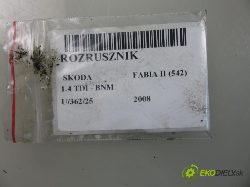SKODA FABIA II (542) HB 2008 51,00 1.4 TDI - BNM 1422,00 Štartér  (Štartér)