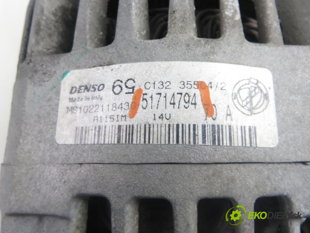 FIAT PUNTO (188_) HB 2005 44,00 1.2 60 - 188 A4.000 1242,00 Alternátor 51714794 (Alternátor)