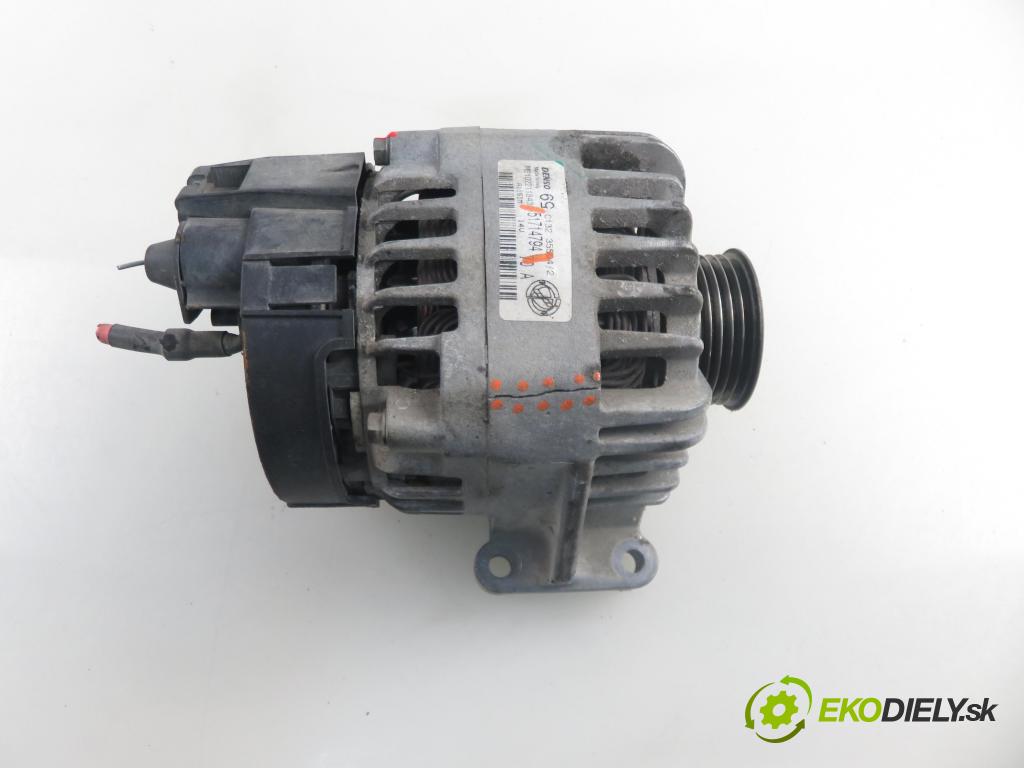FIAT PUNTO (188_) HB 2005 44,00 1.2 60 - 188 A4.000 1242,00 Alternátor 51714794 (Alternátor)
