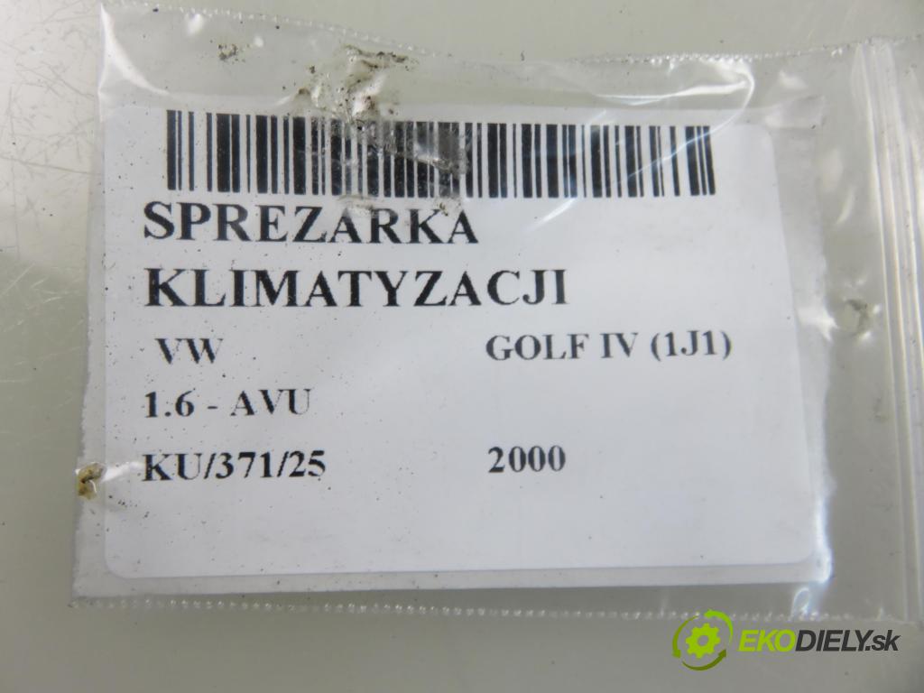 VW GOLF IV (1J1) HB 2000 75,00 1.6 - AVU 1595,00 KOMPRESOR: klimatizácie 1J0820803F (Kompresor klimatizácie)