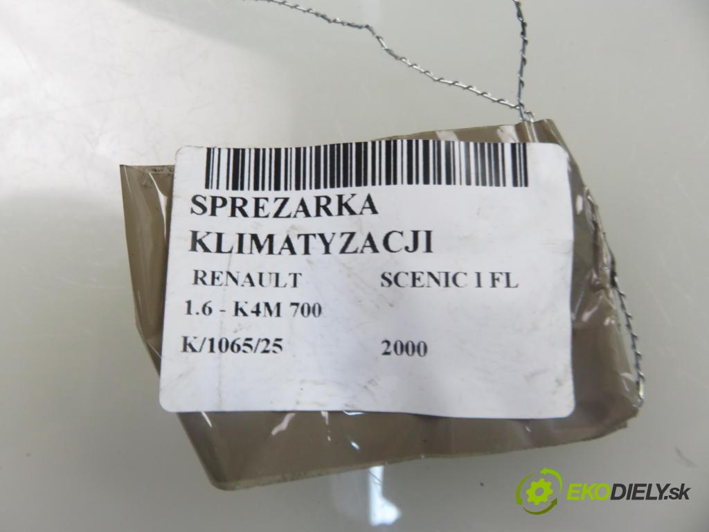 RENAULT SCENIC I (JA0/1_) MINIVAN 2000 79,00 1.6 - K4M 700 1598,00 KOMPRESOR: klimatizace 7700103536 (Kompresor klimatizace)
