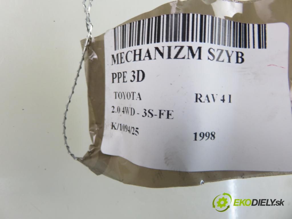 TOYOTA RAV 4 I (_A1_) SUV 1998 95,00 2.0 4WD - 3S-FE 1998,00 mechanismus oken PPE 3D 8571042030