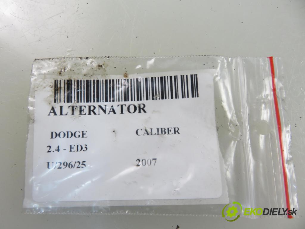 DODGE CALIBER HB 2007 125,00 2.4 DUAL VVT - ED3 2359,00 Alternátor 4801323AD (Alternátor)