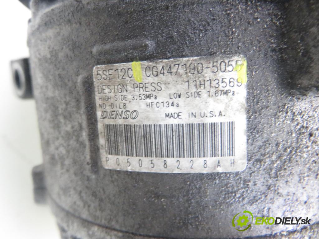 DODGE CALIBER HB 2007 125,00 2.4 DUAL VVT - ED3 2359,00 KOMPRESOR: klimatizace CG4471905055 (Kompresor klimatizace)