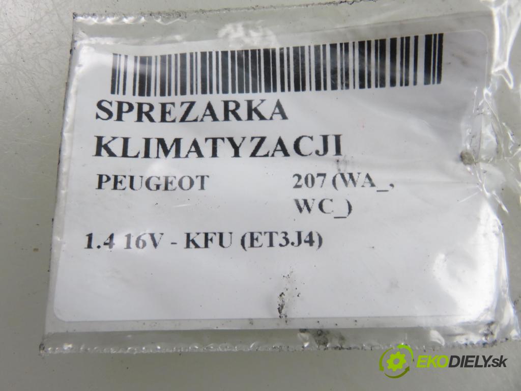PEUGEOT 207 (WA_, WC_) HB 2007 65,00 1.4 16V - KFU (ET3J4) 1360,00 KOMPRESOR: klimatizace 9651910980 (Kompresor klimatizace)