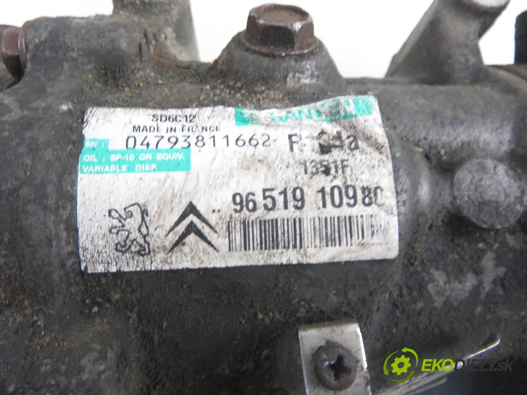 PEUGEOT 207 (WA_, WC_) HB 2007 65,00 1.4 16V - KFU (ET3J4) 1360,00 KOMPRESOR: klimatizace 9651910980 (Kompresor klimatizace)