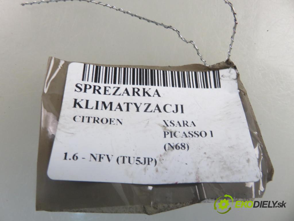 CITROEN XSARA PICASSO (N68) MINIVAN 2001 70,00 1.6 - NFV (TU5JP) 1587,00 KOMPRESOR: klimatizácie  (Kompresor klimatizácie)