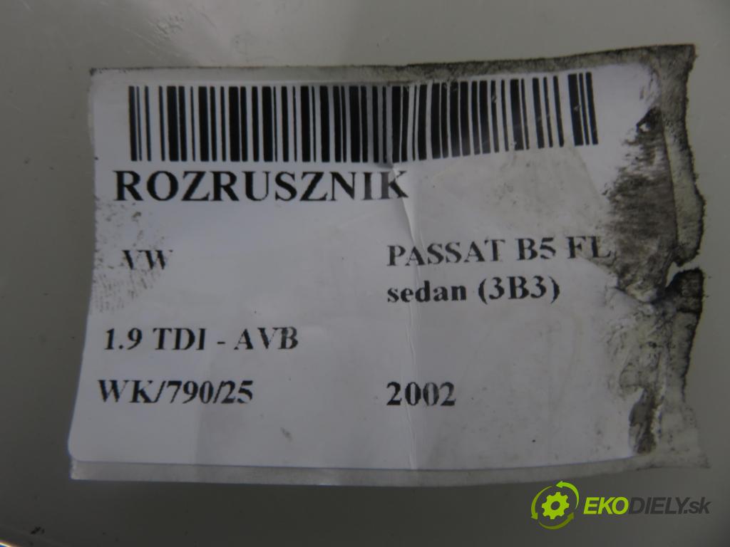 VW PASSAT B5.5 (3B3) SEDAN 2002 74,00 1.9 TDI PD 101 - AVB 1896,00 Štartér 068911024E ; D7R33 (Štartér)