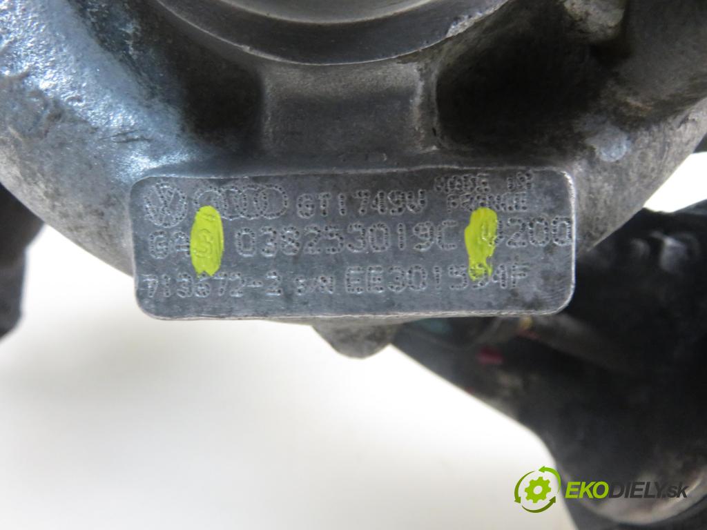 VW GOLF IV Variant (1J5) KOMBI 2001 85,00 1.9 TDI PD 115 - AJM 1896,00 RYCHLONABÍJEČKA: 038253019C (Kompletní turbodmychadlo)