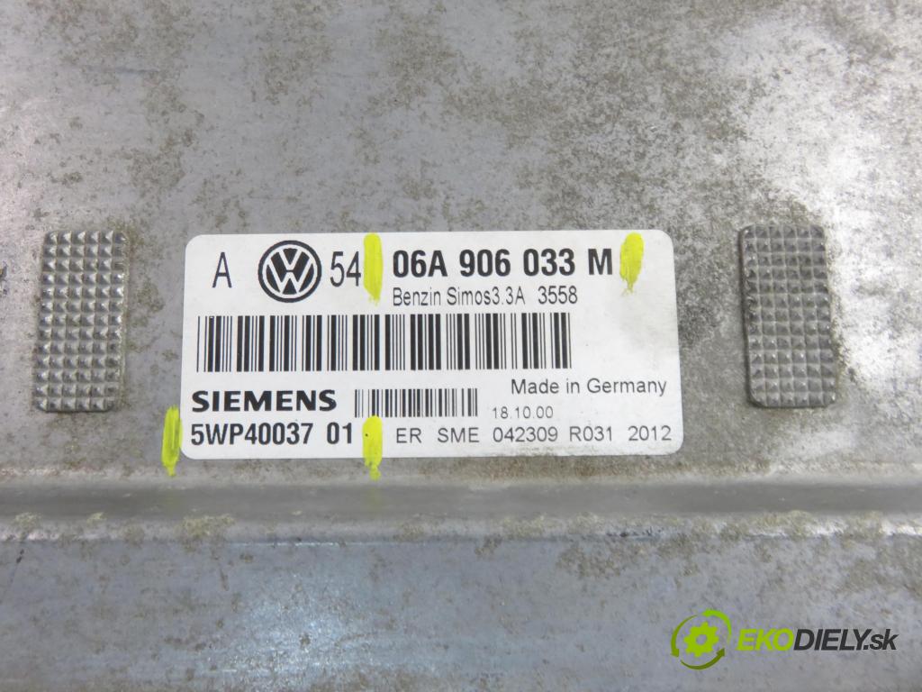 VW GOLF IV (1J1) HB 2000 75,00 1.6 - AVU 1595,00 Riadiaca jednotka Motor 06A906033M ; 5WP4003701