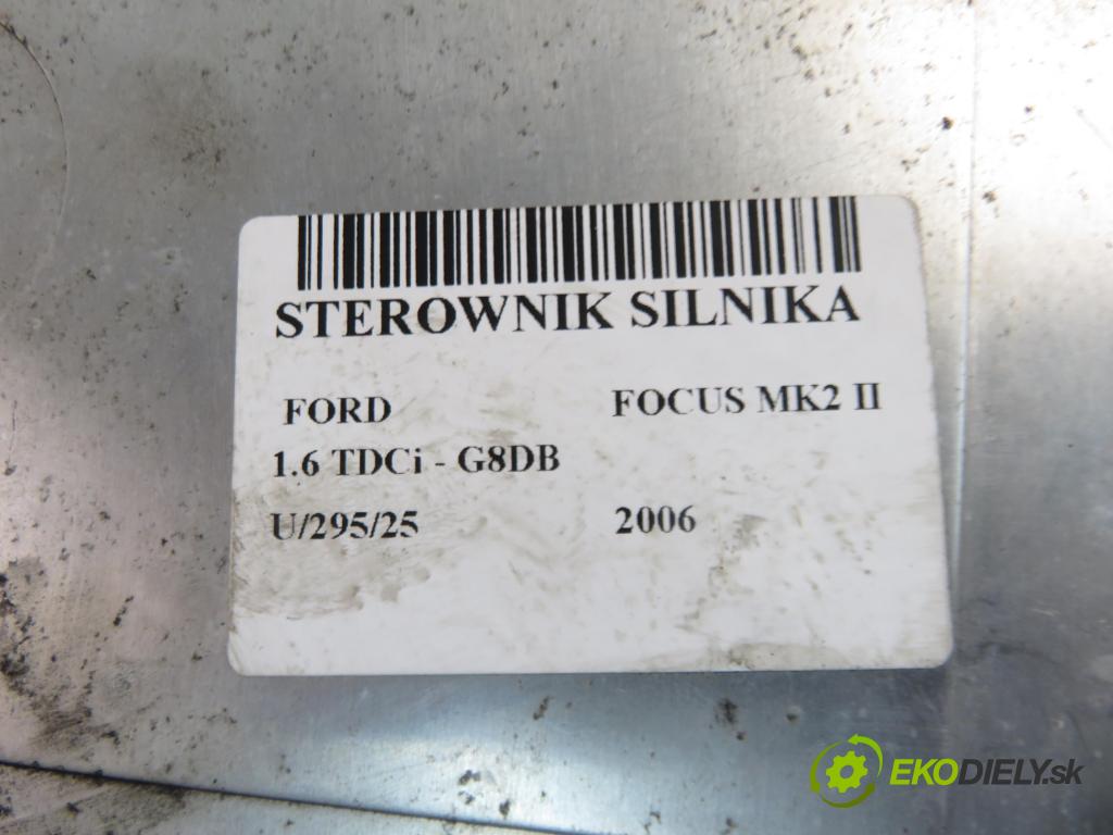 FORD FOCUS II (DA_, HCP) KOMBI 2006 80,00 1.6 TDCi - G8DB 1560,00 řídící jednotka motora 7M5112A650UB ; 0281012487
