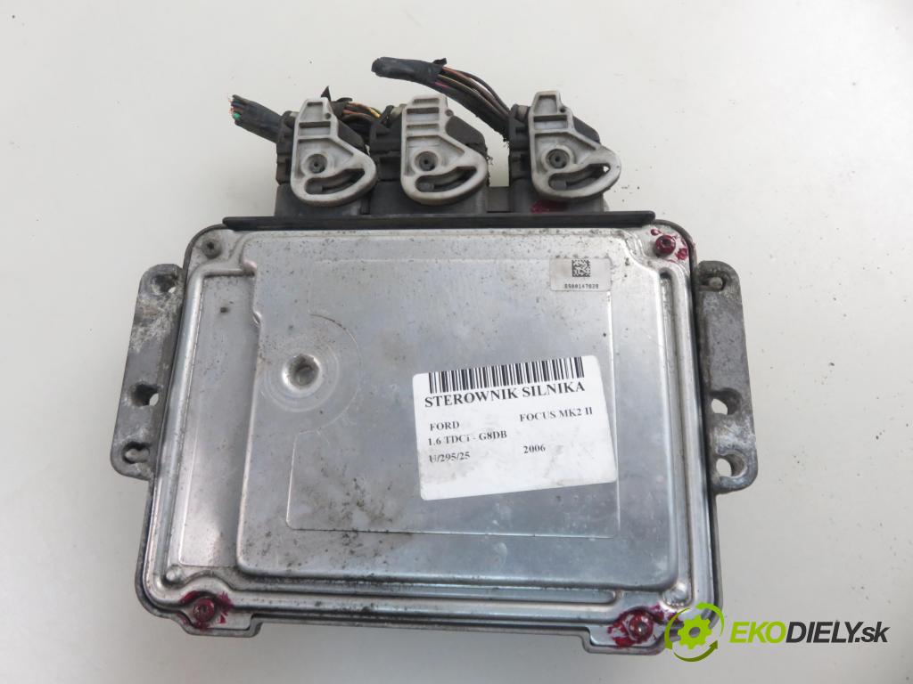FORD FOCUS II (DA_, HCP) KOMBI 2006 80,00 1.6 TDCi - G8DB 1560,00 řídící jednotka motora 7M5112A650UB ; 0281012487
