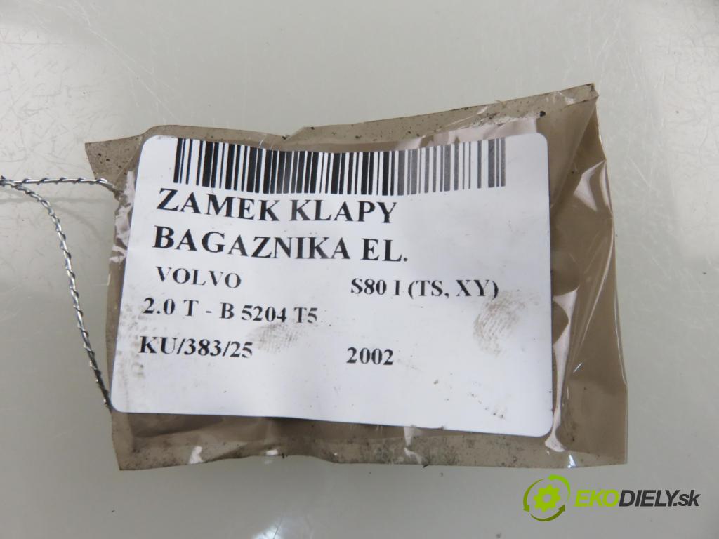 VOLVO S80 I (TS, XY) SEDAN 2002 132,00 2.0 T - B 5204 T5 1984,00 zámok dveří kufr EL. 8852398