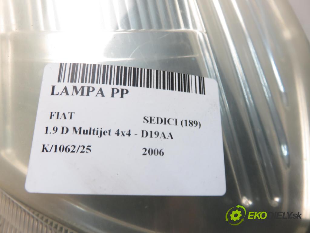FIAT SEDICI (189_) CROSSOVER 2006 88,00 1.9 D Multijet 120 4x4 - D19AA 1910,00 Svetlo PP 10016684