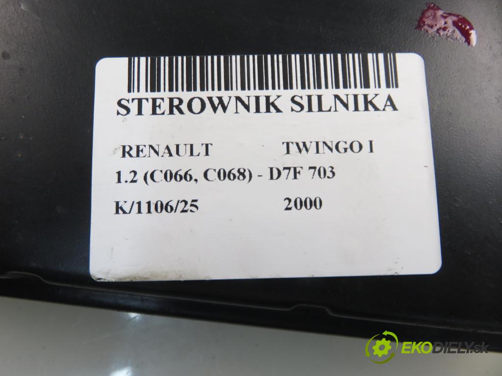 RENAULT TWINGO I (C06_) HB 2000 43,00 1.2 (C066, C068) - D7F 703 1149,00 Riadiaca jednotka Motor 8200044443 ; S110130102A ; 8200044437