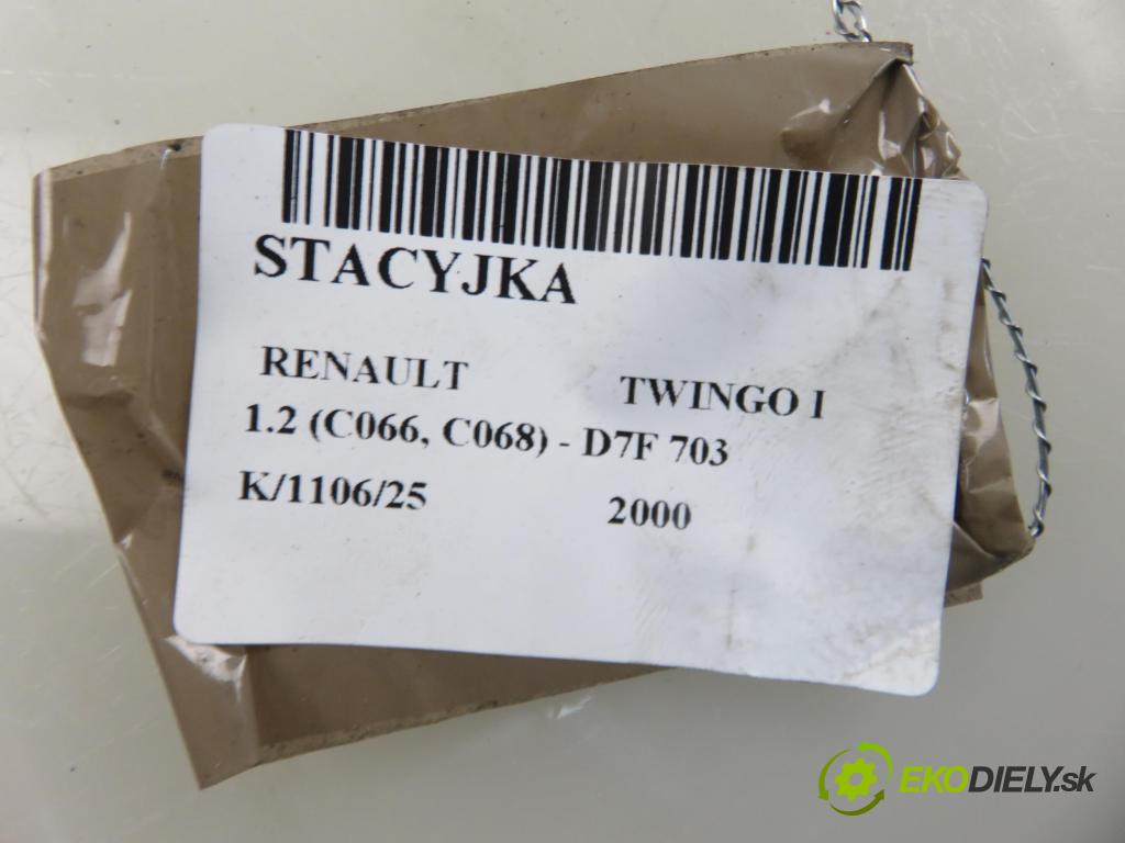 RENAULT TWINGO I (C06_) HB 2000 43,00 1.2 (C066, C068) - D7F 703 1149,00 spinačka  (Spínacia skrinka)