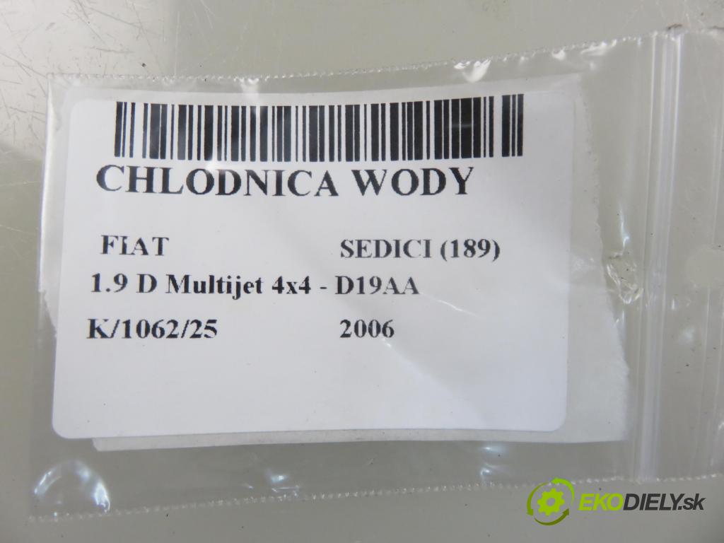 FIAT SEDICI (189_) CROSSOVER 2006 88,00 1.9 D Multijet 120 4x4 - D19AA 1910,00 chladič vody 