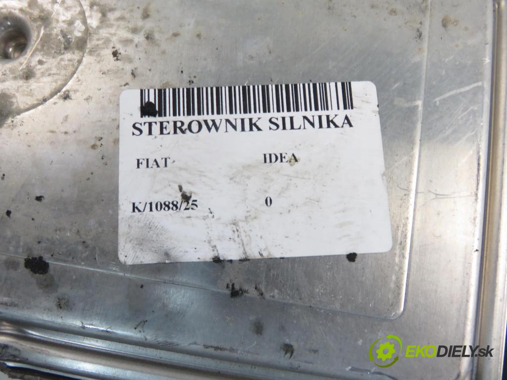 FIAT IDEA (350_) HB 2004 74,00 1.9 JTD - 188 B2.000 1910,00 Riadiaca jednotka Motor 0281011514 ; 55191928