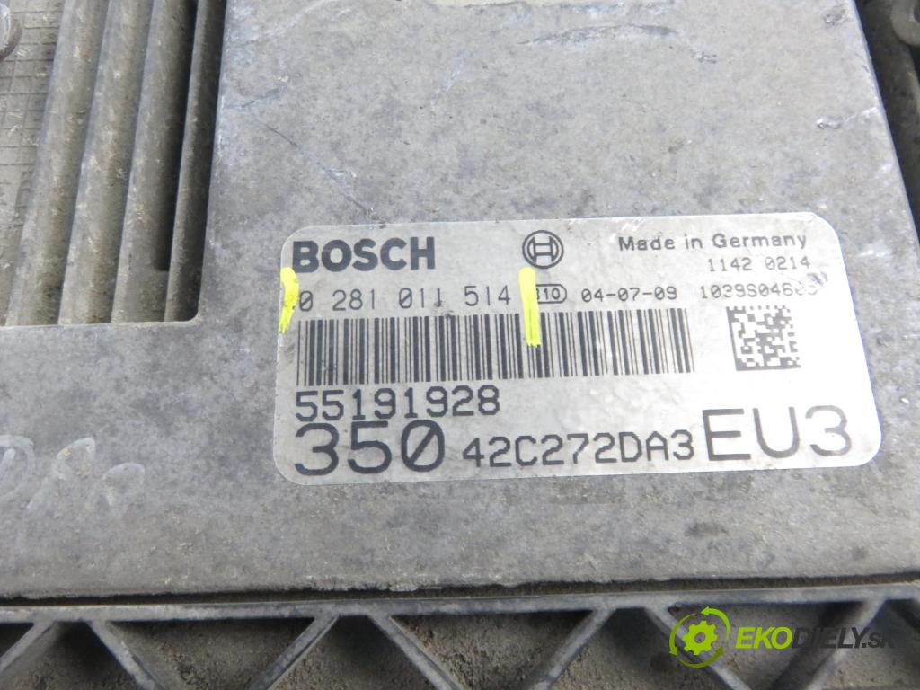 FIAT IDEA (350_) HB 2004 74,00 1.9 JTD - 188 B2.000 1910,00 Riadiaca jednotka Motor 0281011514 ; 55191928