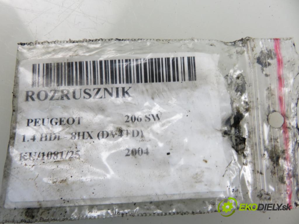 PEUGEOT 206 SW (2E/K) KOMBI 2004 50,00 1.4 HDi - 8HX (DV4TD) 1398,00 Štartér SS3046 (Štartér)