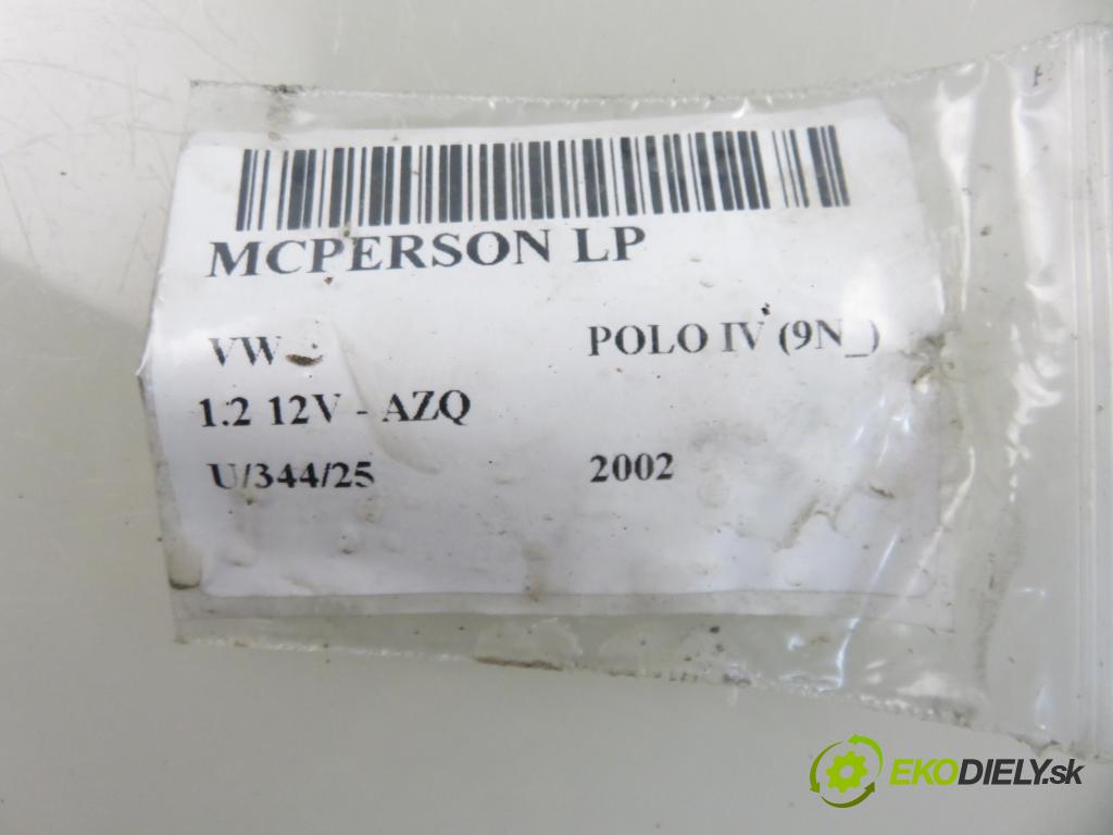 VW POLO (9N_) HB 2002 47,00 1.2 12V 64 - AZQ 1198,00 MCPERSON LP 