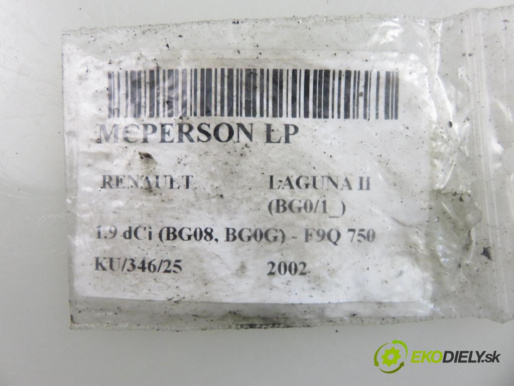 RENAULT LAGUNA II (BG0/1_) LIFTBACK 2002 88,00 1.9 dCi 120 - F9Q 750 1870,00 MCPERSON LP 