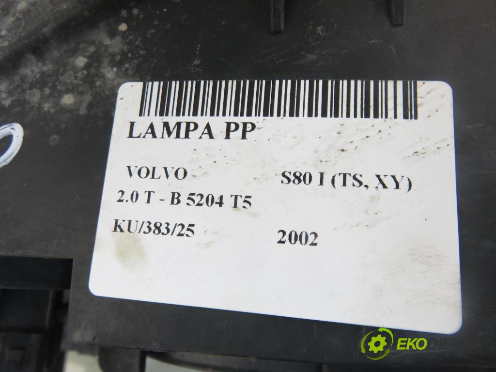 VOLVO S80 I (TS, XY) SEDAN 2002 132,00 2.0 T - B 5204 T5 1984,00 světlo PP 8662856