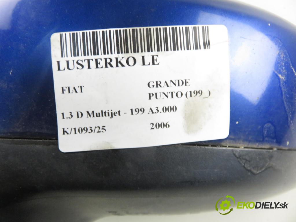 FIAT GRANDE PUNTO (199_) HB 2006 66,00 1.3 D Multijet 90 - 199 A3.000 1248,00 zpětné zrcátko LE 