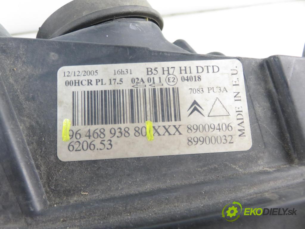 CITROEN C4 I (LC_) HB 2005 80,00 1.6 HDi - 9HY (DV6TED4) 1560,00 Svetlo PP 9646893880