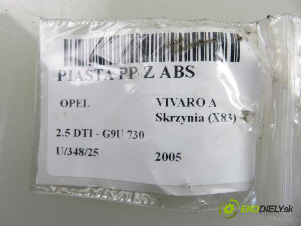 OPEL VIVARO A Skrzynia (X83) FURGON 2005 99,00 2.5 DTI 135 - G9U 730 2464,00 náboj PP ABS 