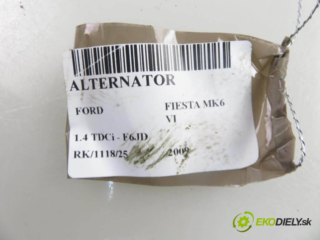 FORD FIESTA VI (CB1,CCN) HB 2009 51,00 1.4 TDCi - F6JD 1399,00 Alternátor 8V2110300AB (Alternátor)