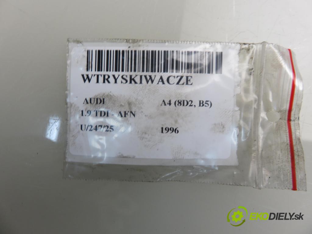 AUDI A4 (8D2, B5) SEDAN 1996 81,00 1.9 TDI 110 - AFN 1896,00 Vstrekovacie ventily 028130201S ; 028130201T (Vstrekovací ventil)