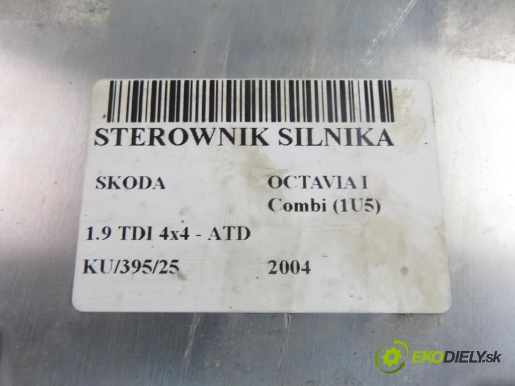 SKODA OCTAVIA I Combi (1U5) KOMBI 2004 74,00 1.9 TDI 4x4 - ATD 1896,00 Riadiaca jednotka Motor 0281011195 ; 038906019KH