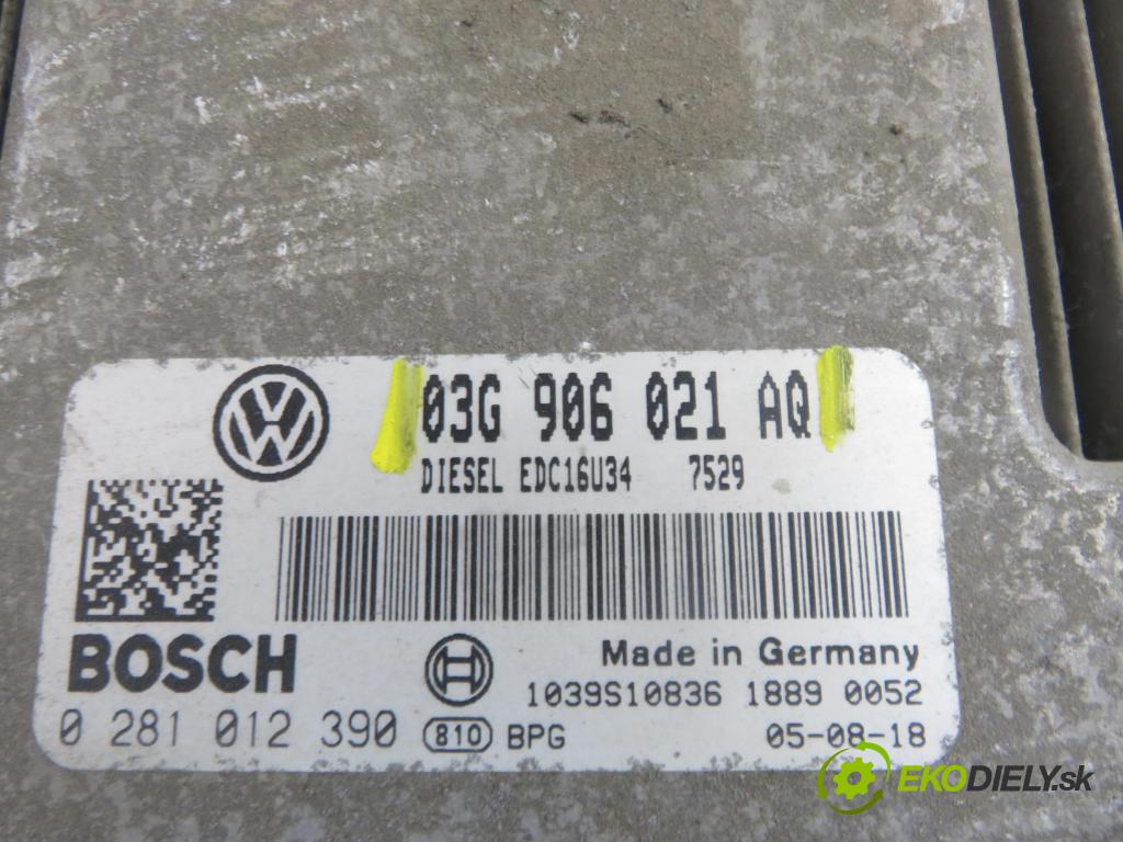 VW CADDY III Furgon (2KA, 2KH, 2CA, 2CH) FURGON 2005 77,00 1.9 TDI - BLS 1896,00 Riadiaca jednotka Motor 03G906021AQ