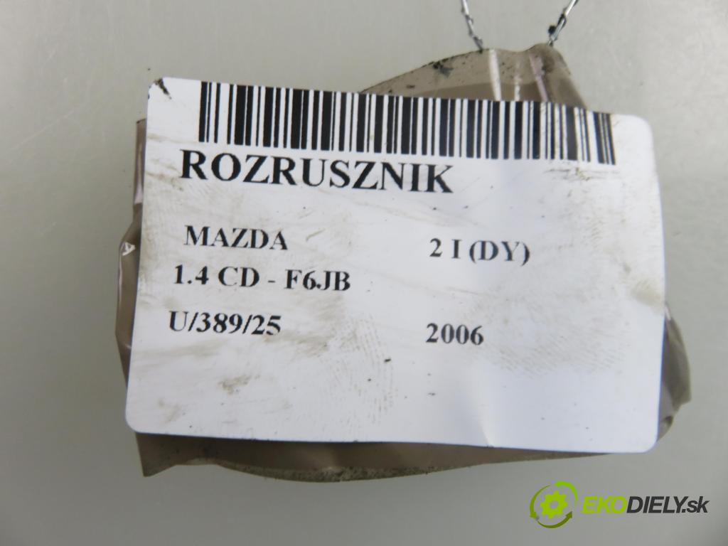 MAZDA 2 (DY) HB 2006 50,00 1.4 CD - F6JB 1399,00 startér 2S6U11000ED (Startér)