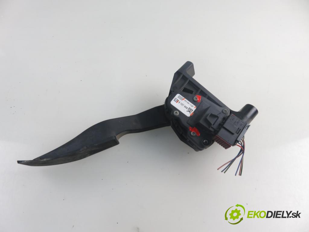 OPEL ASTRA G coupe (F07_) COUPE 2002 92,00 1.8 16V - Z 18 XE 1796,00 Potenciometer plynu 9157998BK ; 6PV00811200 (Potenciometer plynového pedálu)