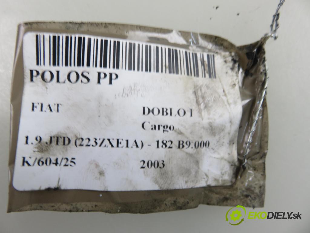 FIAT DOBLO Cargo (223_) FURGON 2003 74,00 1.9 JTD 100 - 182 B9.000 1910,00 poloos PP 