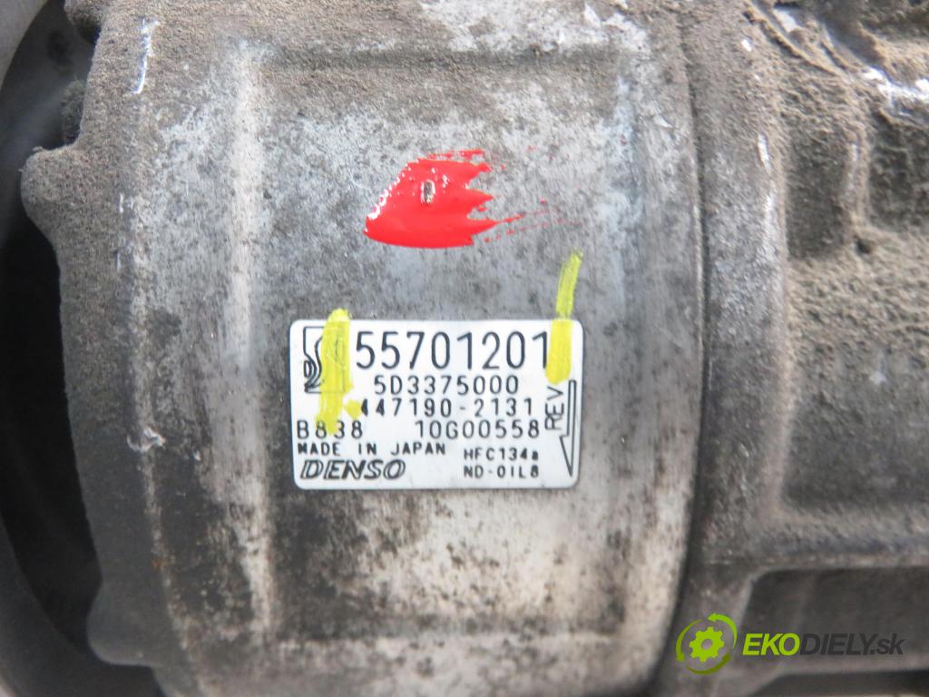 FIAT SEDICI (189_) CROSSOVER 2006 88,00 1.9 D Multijet 120 4x4 - D19AA 1910,00 KOMPRESOR: klimatizácie 4471902131 ; 55701201 (Kompresor klimatizácie)